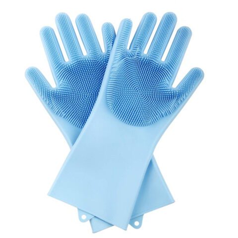 Silicon Dish Washing Kitchen Hand Gloves-1 Piece
