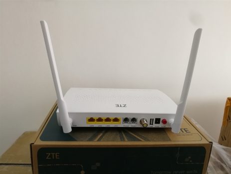 ZTE F490L GPON FTTH wifi router onu CATV